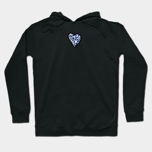 Nature Love Heart - Blue. Hoodie